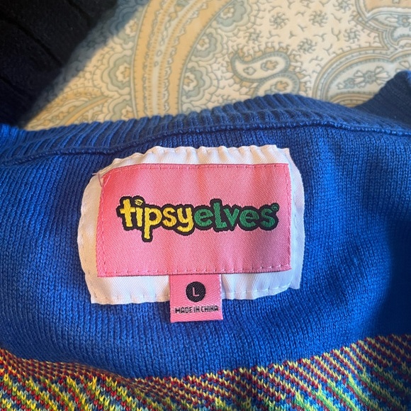 Tipsy elves, Christmas cardigan, size large - Picture 6 of 8